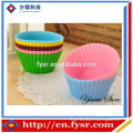 coloured silicone cake cups silicone baking molds set